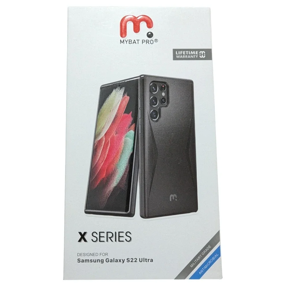 T5. MyBat Pro X-Series Case‎ Samsung Galaxy S22 Ultra Black Custom Buttons